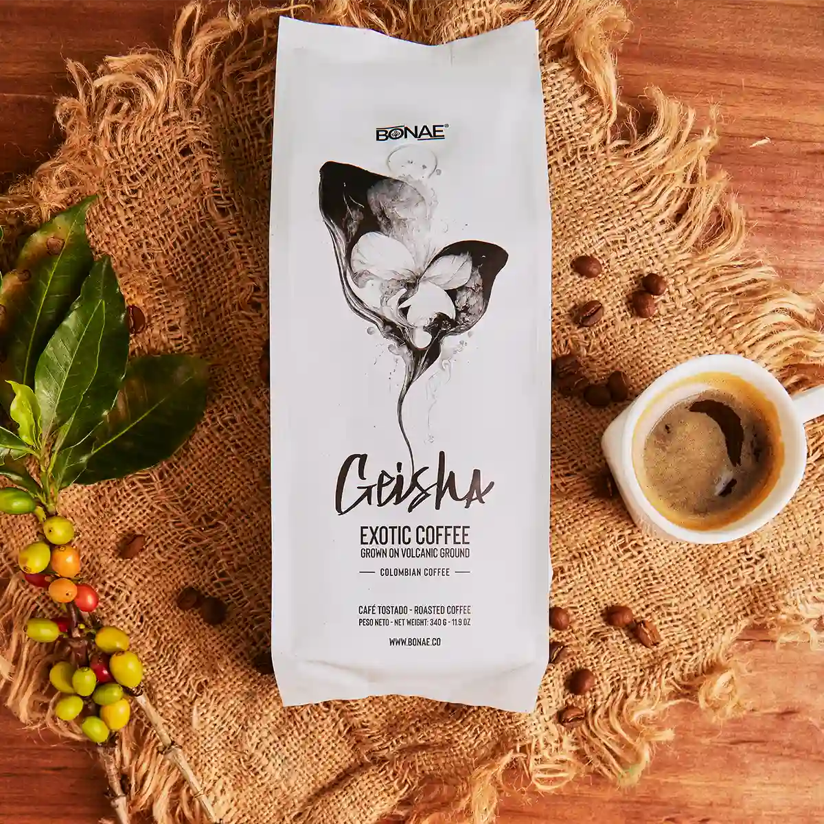 Café Geisha Lote 02 Bonae - Origen Colombia