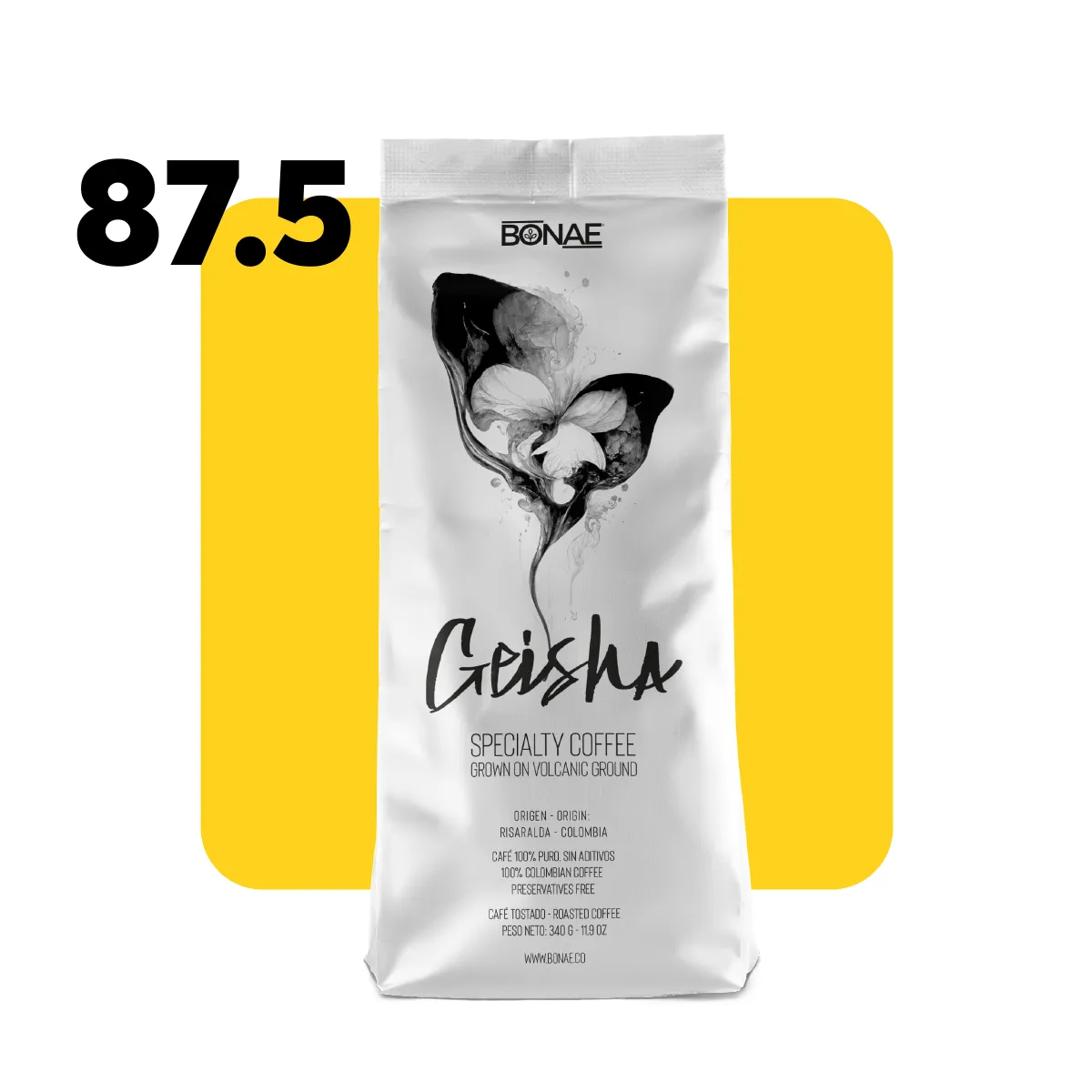 Café Geisha Bonae - Lote 02 - Puntaje 87.5 - Origen Colombia
