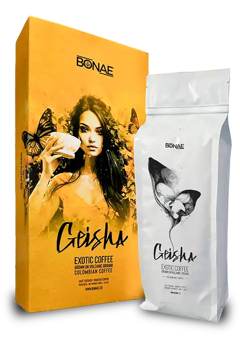 Café Geisha Bonae, Varieded Geisha, 87 puntos, origen Colombia